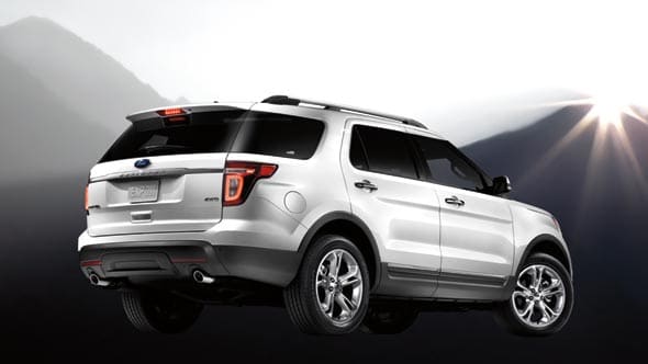 2014 Ford Explorer Exterior Rear End 2014 Ford Explorer Exterior Rear End